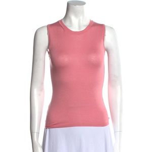 Miu miu silk cashmere knit tank top